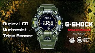 CASIO GSHOCK GW9500 MUDMAN CASIO GSHOCK MUDMAN TOUGHNESS [upl. by Ecnaiva895]