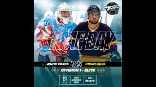 Div 1 Elite  White Foxes vs Great Guys [upl. by Leis]