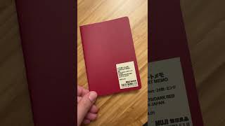 Muji Notebook Haul [upl. by Acirtap]