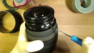 Fixing loose front and Focus problem on SIGMA 2470mm D 128 EX [upl. by Ettenawtna]