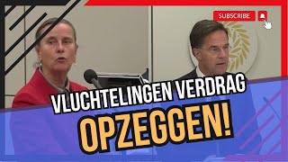 Marjolein Faber vs Rutte we kunnen het vluchtelingen verdrag gewoon opzeggen toch [upl. by Necyrb]