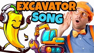 BLIPPI REMIXED  Im An Excavator  KIDS DANCE MUSIC [upl. by Uhthna]