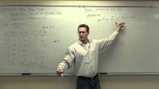 Statistics Lecture 52 A Study of Probability Distributions Mean and Standard Deviation [upl. by Ahsirtap]