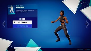 THE SUPER RARE FANDANGLE EMOTE IS BACK  Fortnite Item Shop Update [upl. by Artenal]