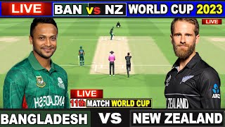 Live NZ Vs BAN ICC World Cup 2023  Live Match Centre  New Zealand Vs Bangladesh  1st Innings [upl. by Sutherlan]