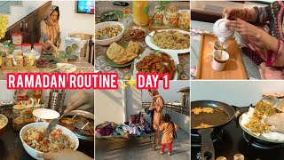 Ramadan ka pehla roza🌙New ghar mai first Ramadan  My routine during ramadan [upl. by Nytram]