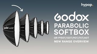 Godox Parabolic Softbox New Range Overview amp Comparison  QRP150T 120T 90T 70T 60T [upl. by Nava]