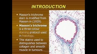 Massons Trichome Stain  a glance [upl. by Amabel]