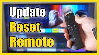 How to Update Firestick Remote amp Reset Easy Method [upl. by Yenattirb]