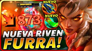 😱¡ASÍ ES la NUEVA SKIN FURRA de RIVEN con la NUEVA BUILD DEFINITIVA que DA DAÑO INFINITO FACIL [upl. by Yerdna568]