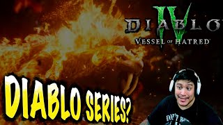 Diablo Series Anyone Diablo 4 Vessel of Hatred Live Action Trailer Reaction [upl. by Cherida]