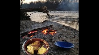 Goldschürfen und Outdoor Cooking 18  Versandete Sluice aber lecker [upl. by Shaver311]