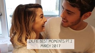 Zalfie Best Moments pt2  MARCH 2017 [upl. by Tnayrb449]