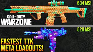 WARZONE Top 5 BEST TTK META LOADOUTS After Update WARZONE 3 Fastest TTK Weapons [upl. by Ueihtam269]