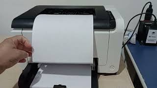 Impressora HP CP1025 LaserJet Colorida para Transfer Laser [upl. by Nitsirhc266]