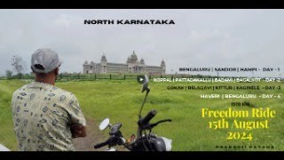 North Karnataka Bike Trip  Hampi  Koppala  Badami  Gokak Falls  Sandur  Kittur  Haveri [upl. by Tiras]