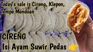 Jualan Hari Ini Cireng Isi  Klepon  Tempe Mendoan Krispy masukberanda jajananviral tempemendoan [upl. by Adnuhsor]