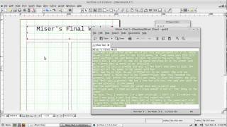 Scribus Video Tutorial  Part 2  Creating a Simple Poster [upl. by Treve219]