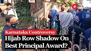 Karnataka Hijab Row Shadow On Best Principal Award  Teachers Day [upl. by Atinid]