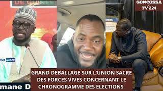 GRAND DEBALLAGE SUR L’UNION SACRE DES FORCES VIVES CONCERNANT LE CHRONOGRAMME DES ELECTIONS [upl. by Ernie72]