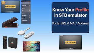 Know Your Profile in STB Emulator Installation [upl. by Turk]