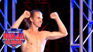 Unseen Ninja Run Zed Colback Grand Final  Stage 1  Australian Ninja Warrior 2018 [upl. by Kciv995]