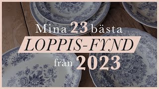 Mina 23 bästa second handfynd från 2023 ♻️✨ [upl. by Schaumberger]