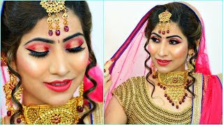 Most AFFORDABLE Indian BRIDAL Makeup  Step By Step Tutorial  Budget Wedding Bride Anaysa [upl. by Edals]