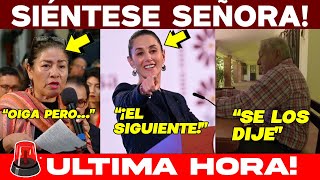 SIÉNTESE SEÑORA TREMENDA HUMILLADA A REYNA AHORA SÍ RESPETAS NI AMLO SE ATREVIÓ A ESTO ¡BOOM [upl. by Laux]