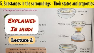 6th Std  Science  Chapter 5 Substances in the surroundings  their states and properties explained [upl. by Saticilef]