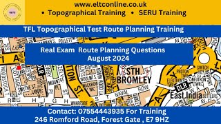 REAL Exam Route Planning Questions EXPOSED  TFL Topographical Training  Topographical Test 2024 [upl. by Niahs71]