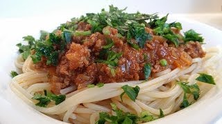 Kıymalı Makarna  Spagetti Bolonez  Spaghetti Bolognese [upl. by Minetta]