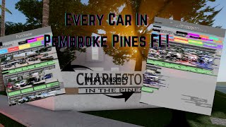 Every Car Inside Of Pembroke Pines FL Roblox [upl. by Wernda]