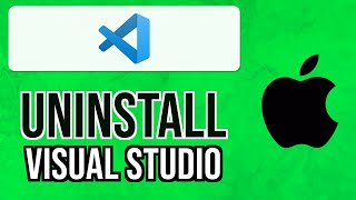 How to COMPLETELY UNINSTALL Visual Studio Code from a Mac 2024  Remove VSCode Permanently [upl. by Joe]