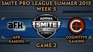 SPL NA Week 5  AFK Gaming vs Cognitive Gaming Game 2 [upl. by Ellenrad]