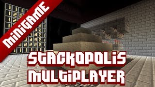 Minecraft Mini Game Stackopolis Multiplayer [upl. by Inalel529]