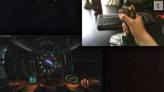 Elite Dangerous Controller Setup  Thrustmaster T16000M and Flight Assist ON [upl. by Ahsirtap]