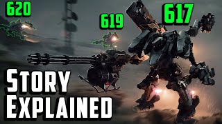 ARMORED CORE VI New Story Trailer Breakdown amp Lore  Subtitles AC6 [upl. by Aidualk]