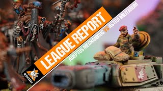 Adeptus Mechanicus vs Astra Militarum  Season 2 Ep 15 Warhammer 40000 League Report [upl. by Inotna]