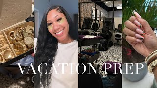 MAINTENANCE VLOG  PREP FOR VACATION WITH ME NAILS WIG INSTALL LASHES SELF CARE  MORE [upl. by Stila]