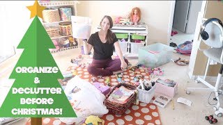 Huge Declutter and Organize With Me Making Room for Christmas Toys [upl. by Eneryt]