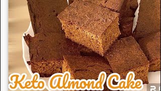 Keto Yogurt Almond Cake Recipe  easy healthy and tasty gluten free [upl. by Earla160]