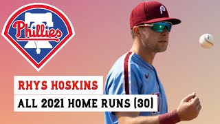 Rhys Hoskins 17 All 30 Home Runs of the 2022 MLB Season [upl. by Nosreg]