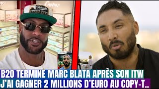 Booba sen prend à Marc Blata après sa rencontre avec Élise Lucet tes débordé Blata [upl. by Adnohsirk]