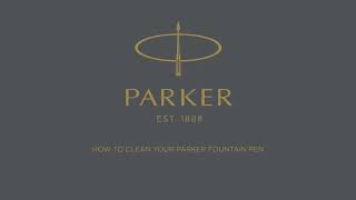 파카 만년필 만년필 세척 방법｜How to clean your Parker fountain pen [upl. by Estelle]