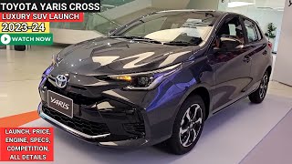 TOYOTA YARIS CROSS LUXURY SUV LAUNCH IN INDIA 202324 All Details [upl. by Weissmann704]