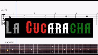 La Cucaracha Bajo  Bass Tutorial [upl. by Yrac]