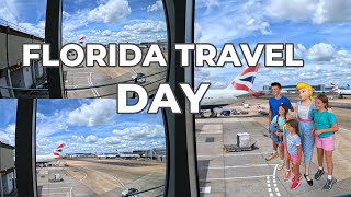 FLORIDA TRAVEL DAY  BRITISH AIRWAYS  DISNEY WORLD [upl. by Yacano]