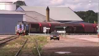 Shunting in Oskarshamn harbor Trains in Sweden in June 2006 Part 7 [upl. by Chucho]