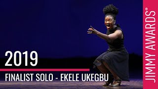 2019 Jimmy Awards Winner Ekele Ukegbu [upl. by Wauters]